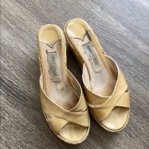 Jimmy Choo Patent Leather Wedges size 38